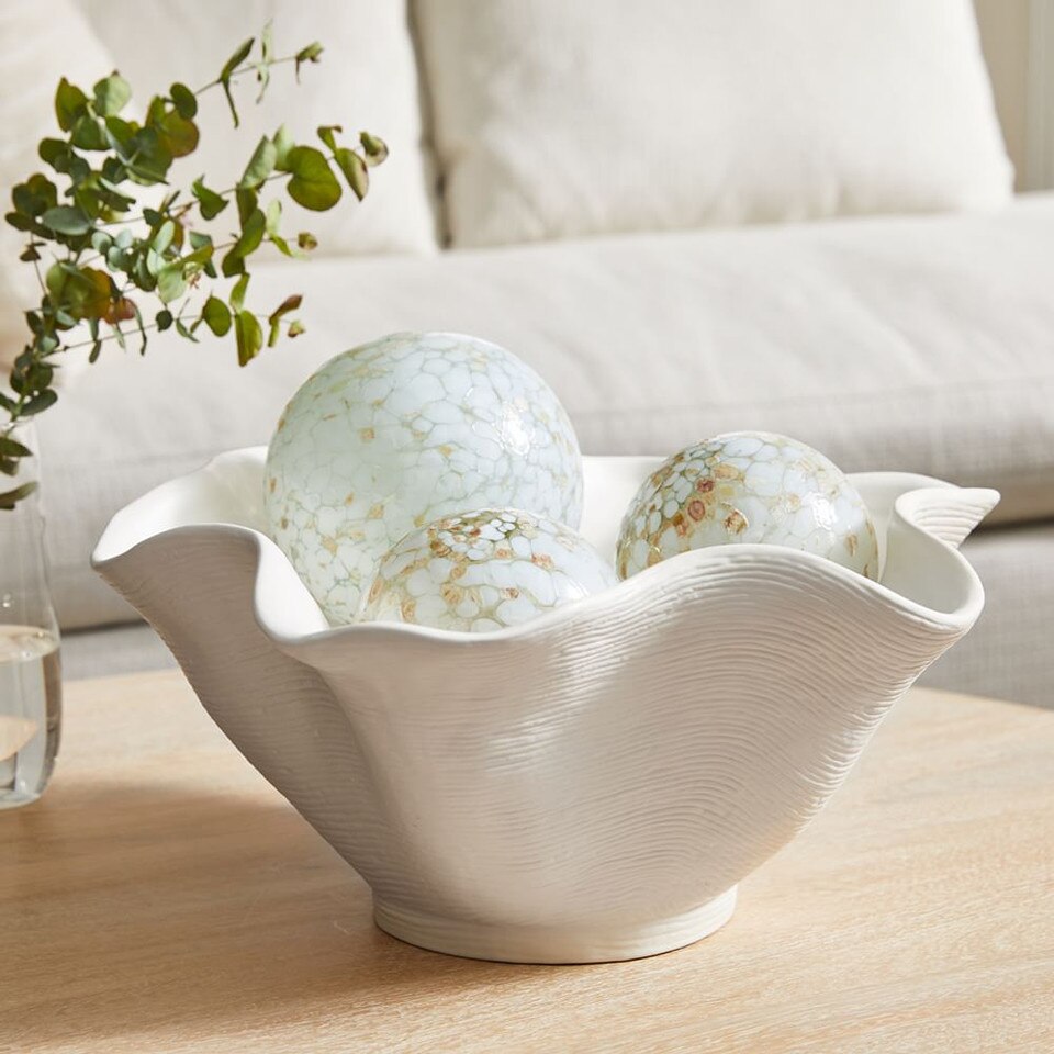 Solana Ceramic Centrepiece Bowl West Elm Australia